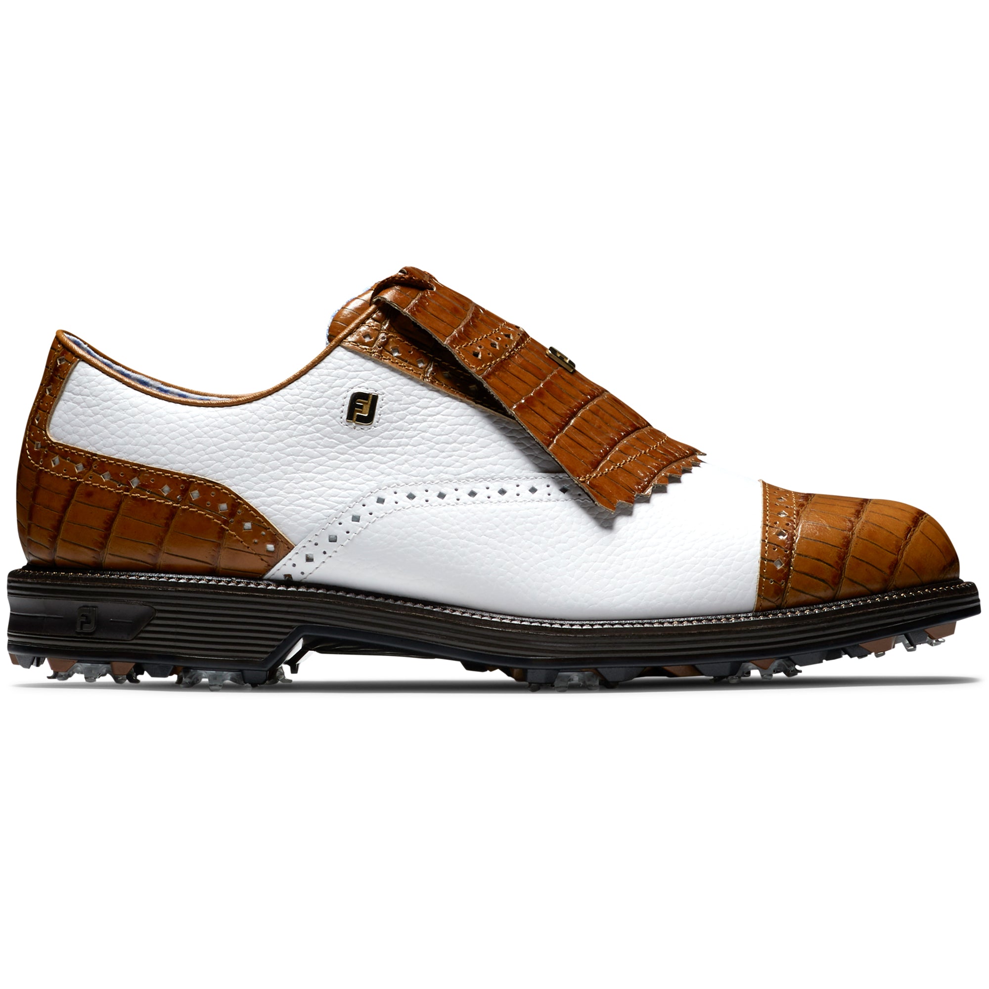 FootJoy Premiere Series LE Tarlow Golf Shoes 53975 White Brown | Function18