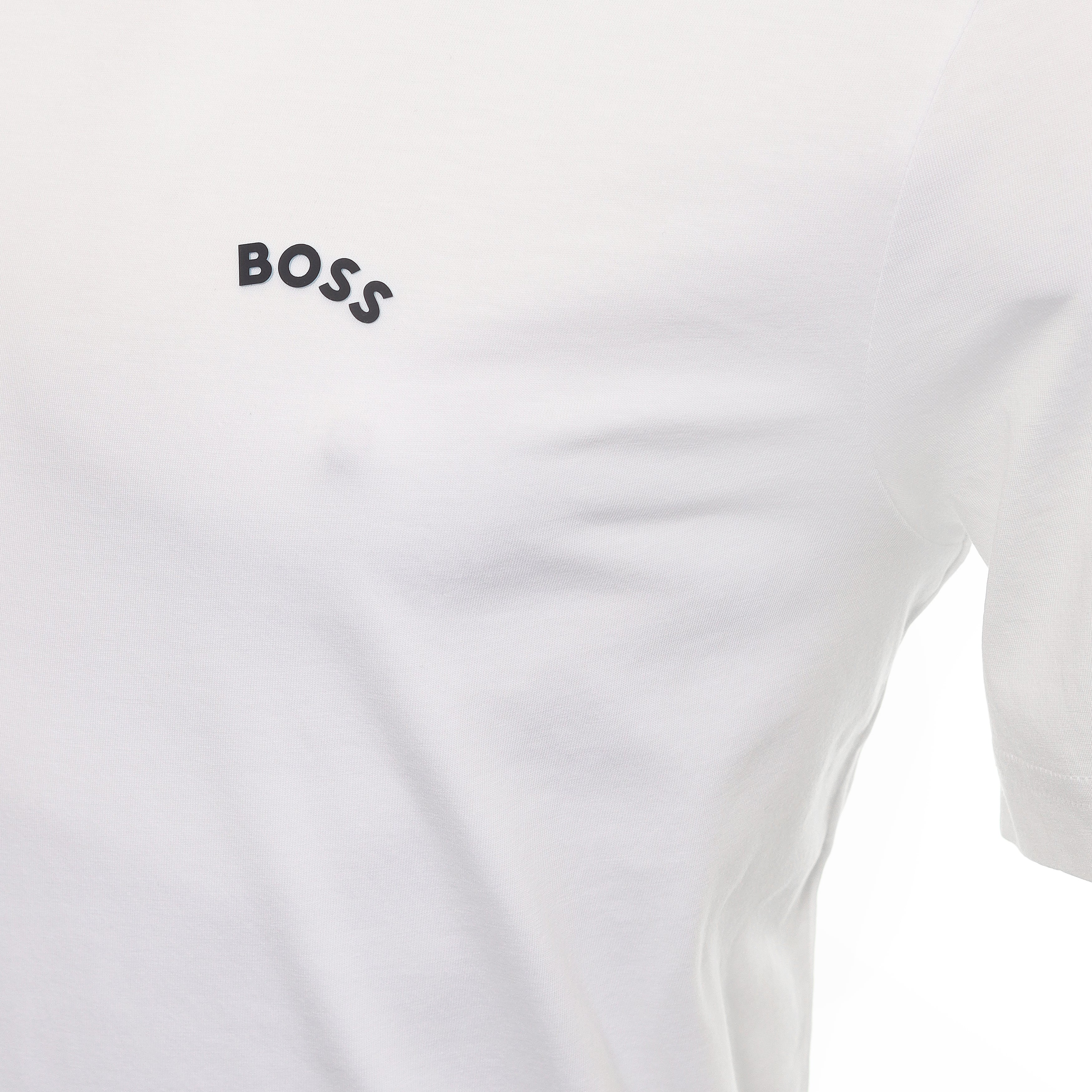 BOSS Tee Curved Shirt 50469062 Natural 102 | Function18