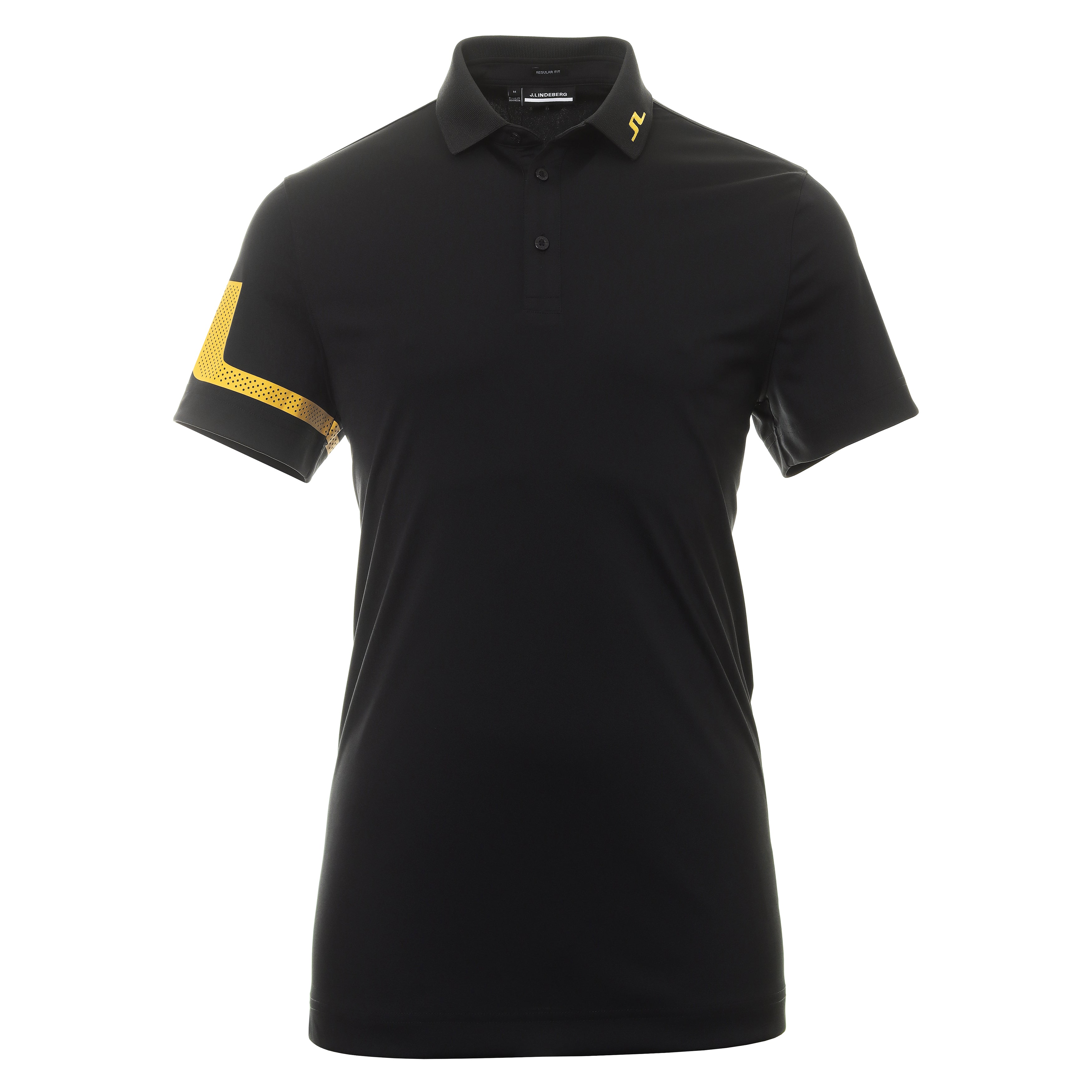 J.Lindeberg Golf Heath Polo Shirt GMJT06623 Black 9999 | Function18