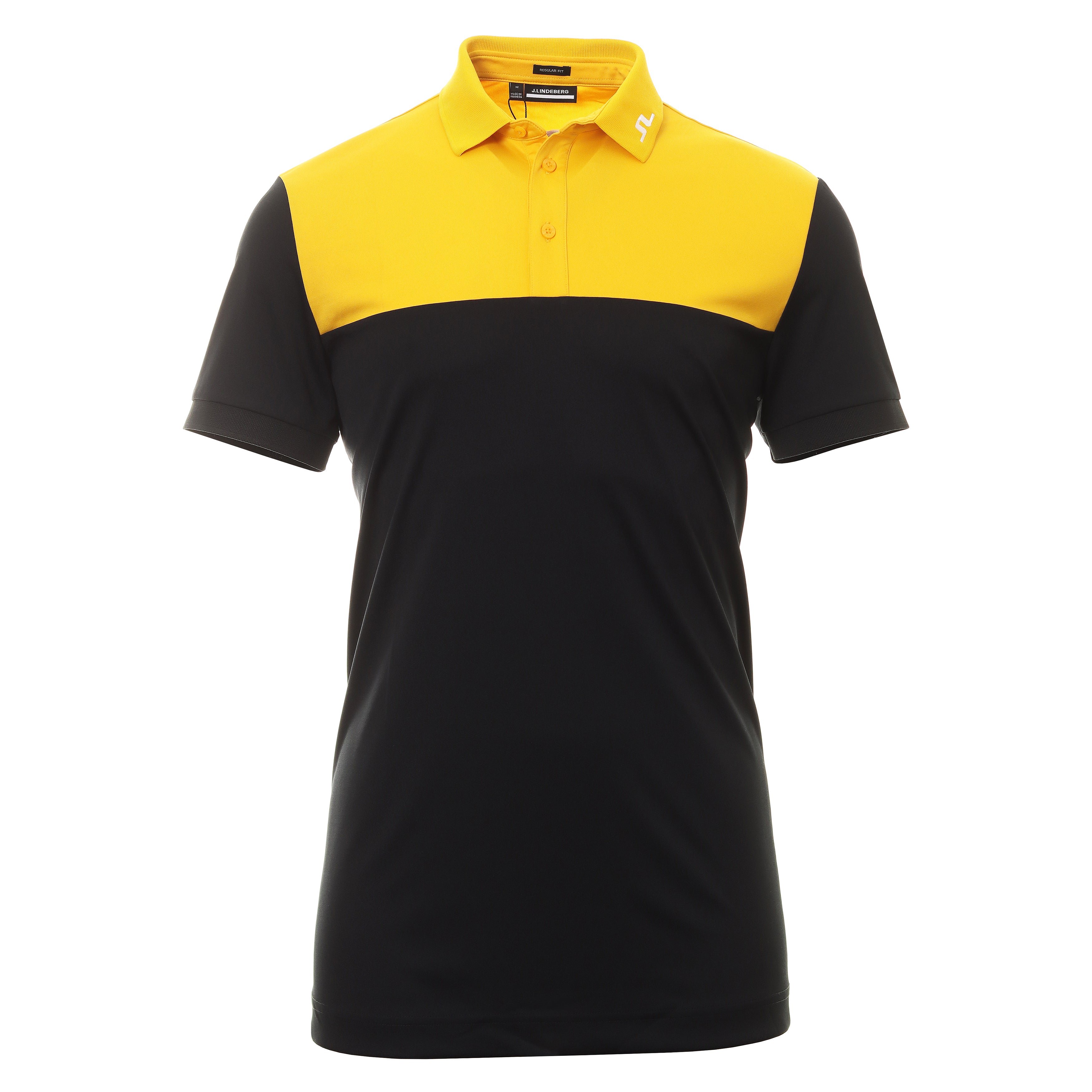 J.Lindeberg Golf Jeff Polo Shirt GMJT06474 Black 9999 | Function18