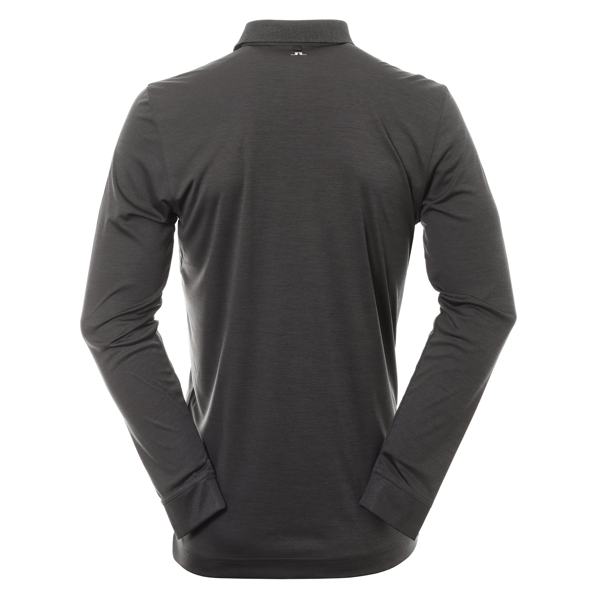 J.Lindeberg Golf Tour Tech Long Sleeve Polo Shirt GMJT06849 Volcanic ...