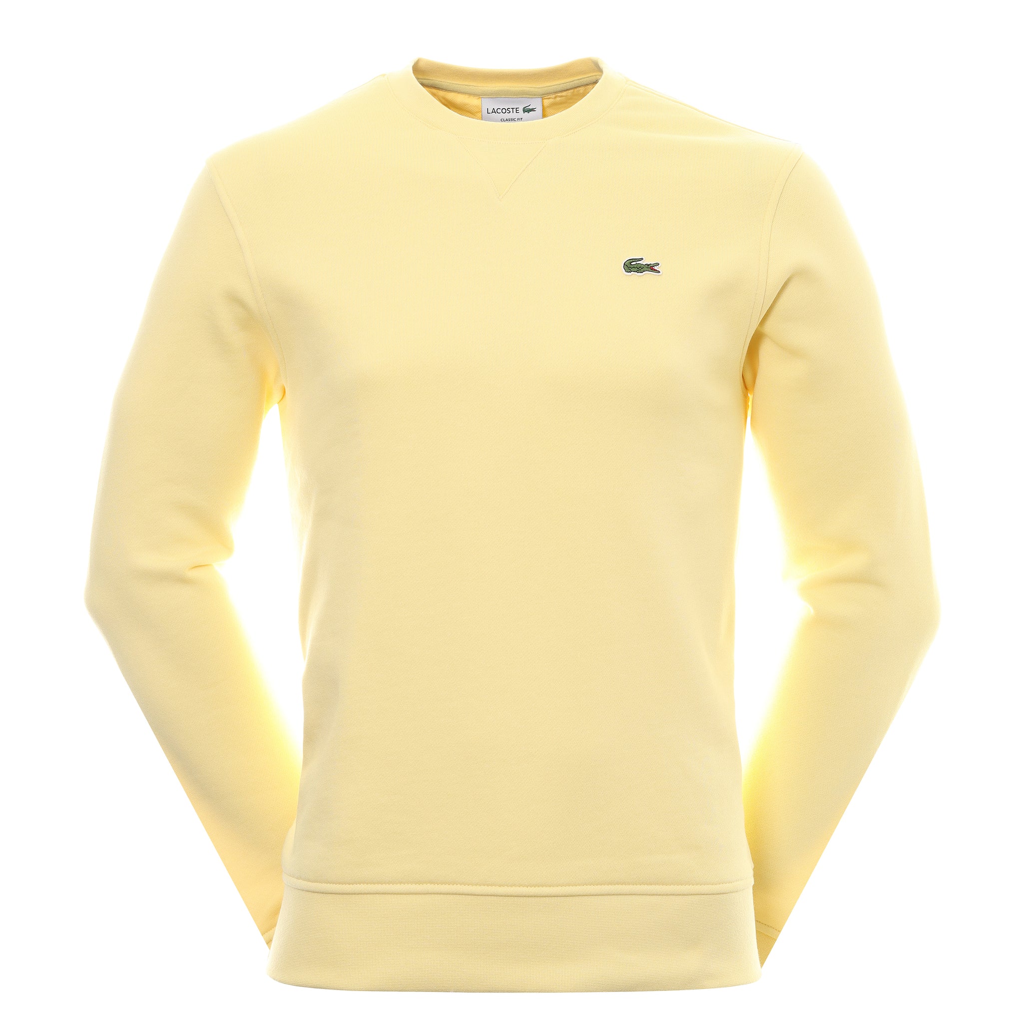 lacoste yellow sweater