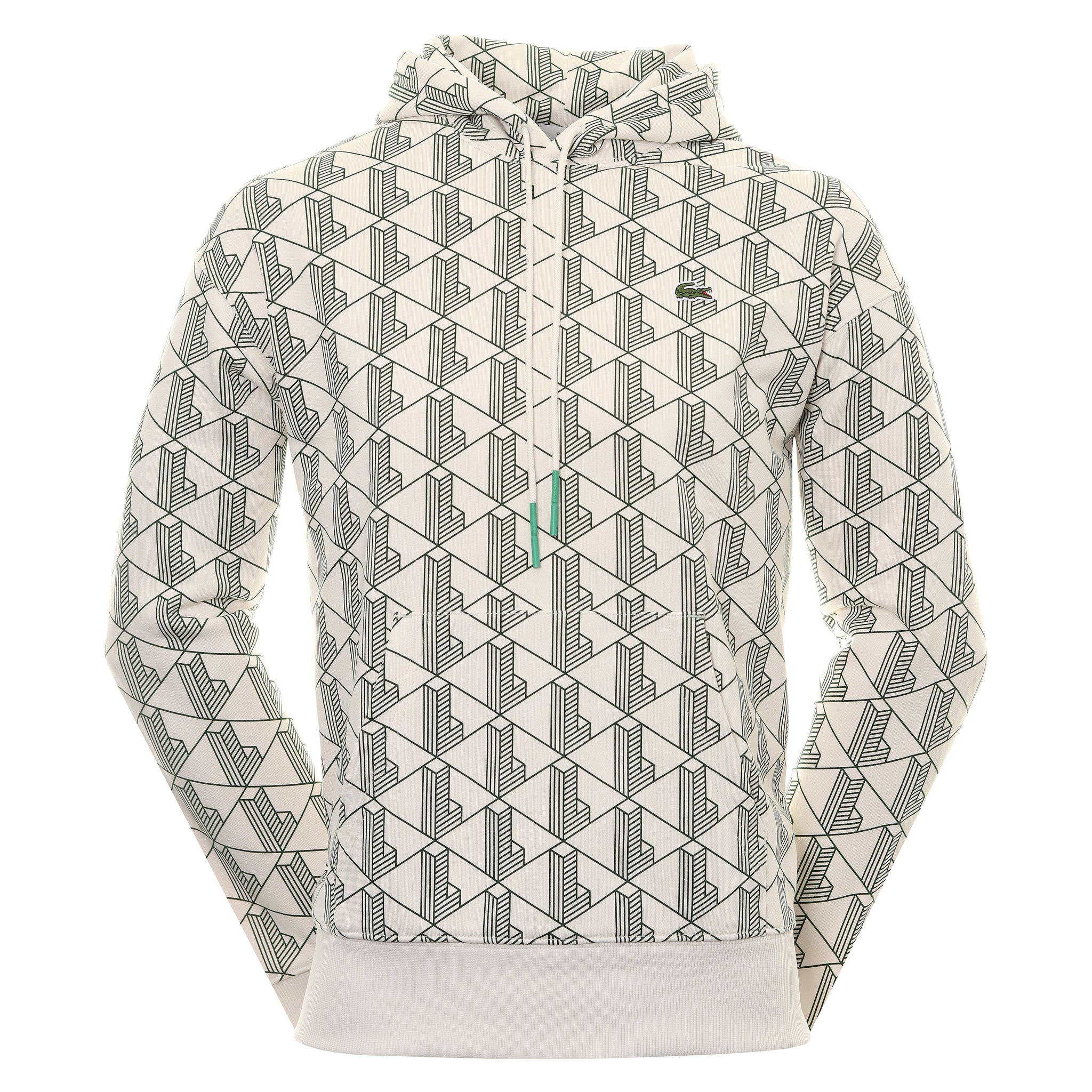 lacoste monogram hoodie