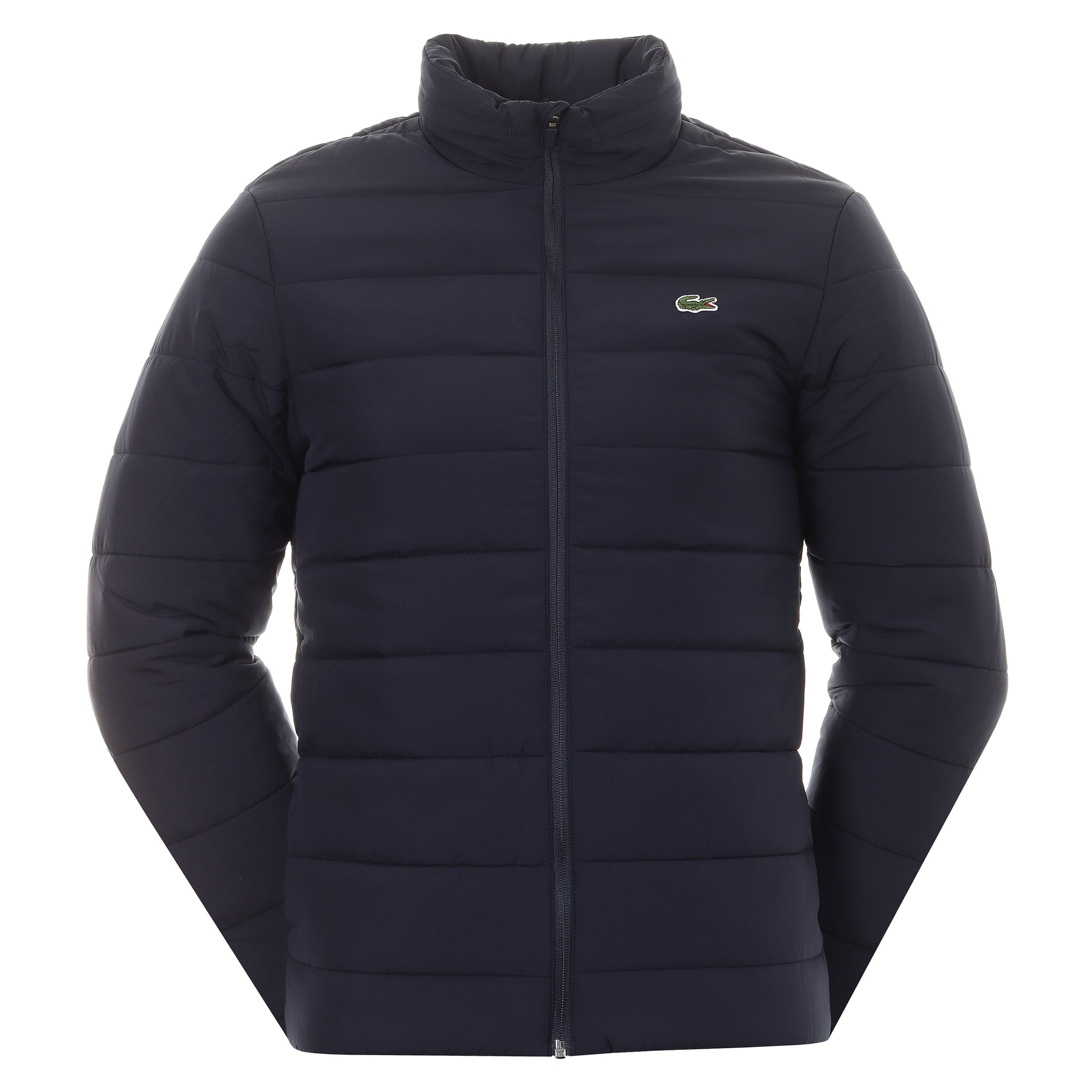 Lacoste Padded Full Zip Hooded Jacket BH7774 Navy F2W | Function18