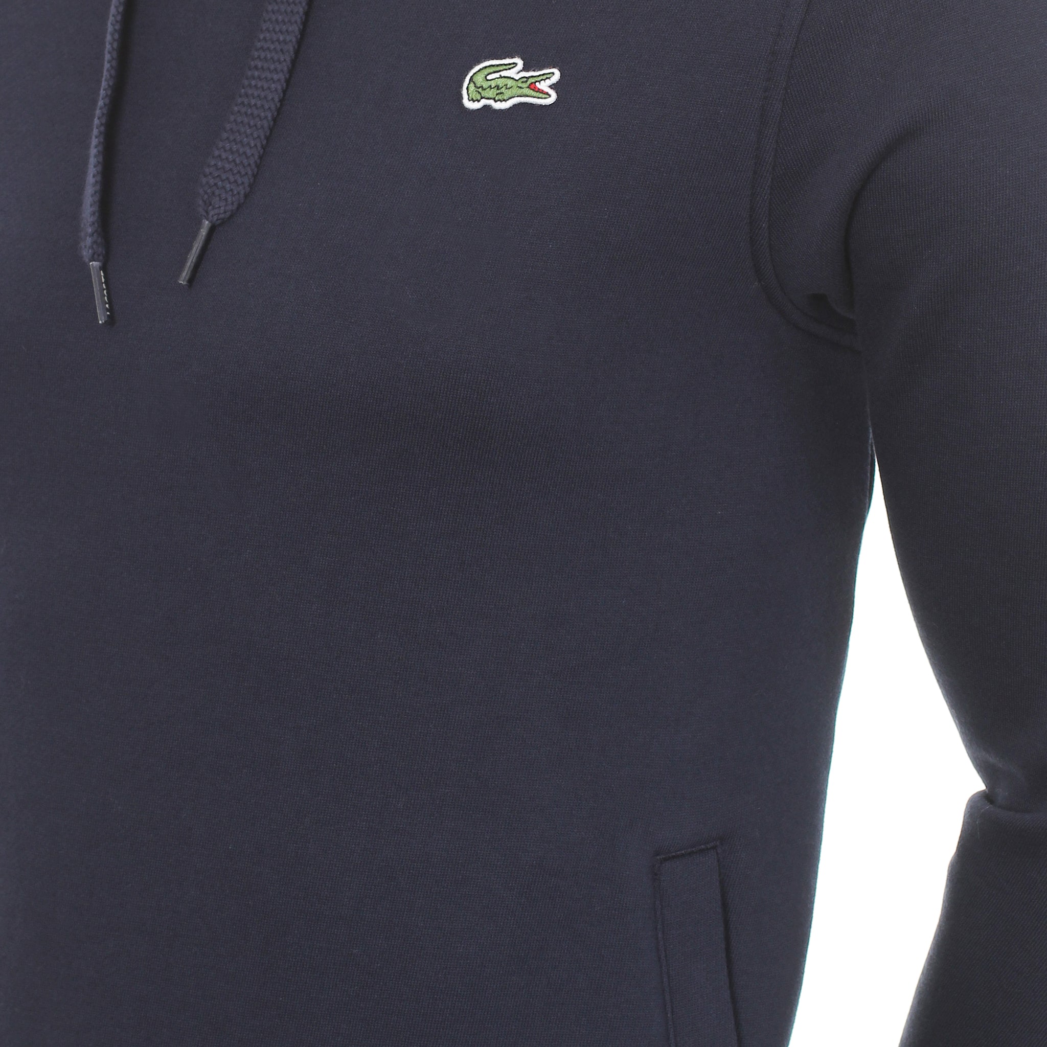 lacoste hooded shirt