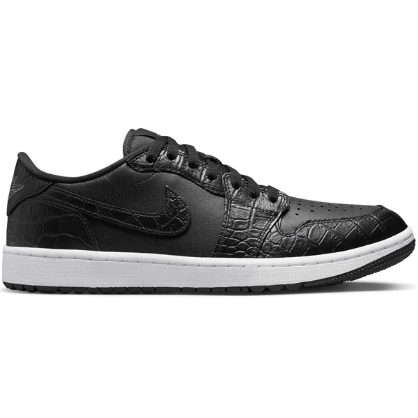 black nike air jordans low