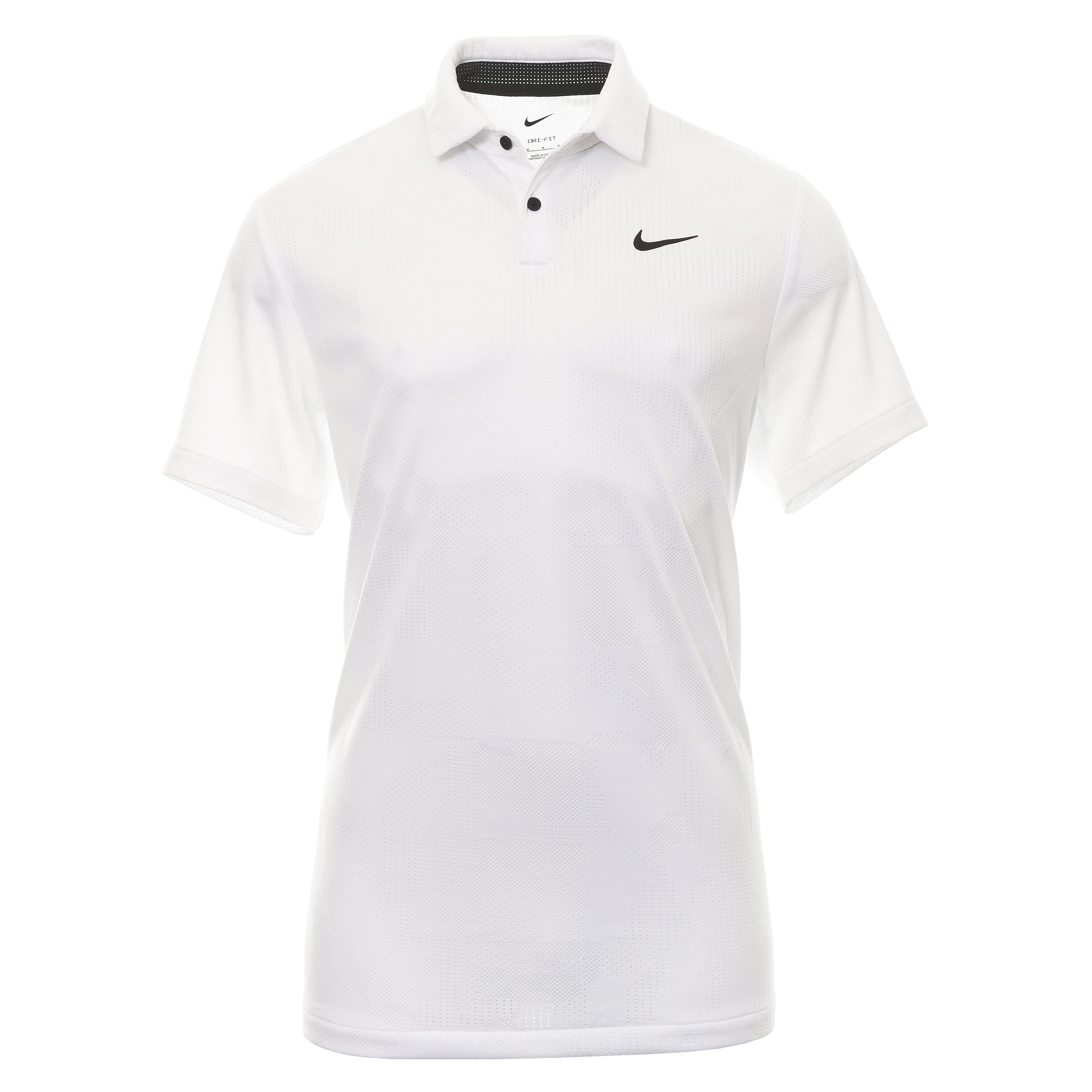 Nike Golf Dri-Fit Tour Jacquard Shirt DR5303 White 100 | Function18
