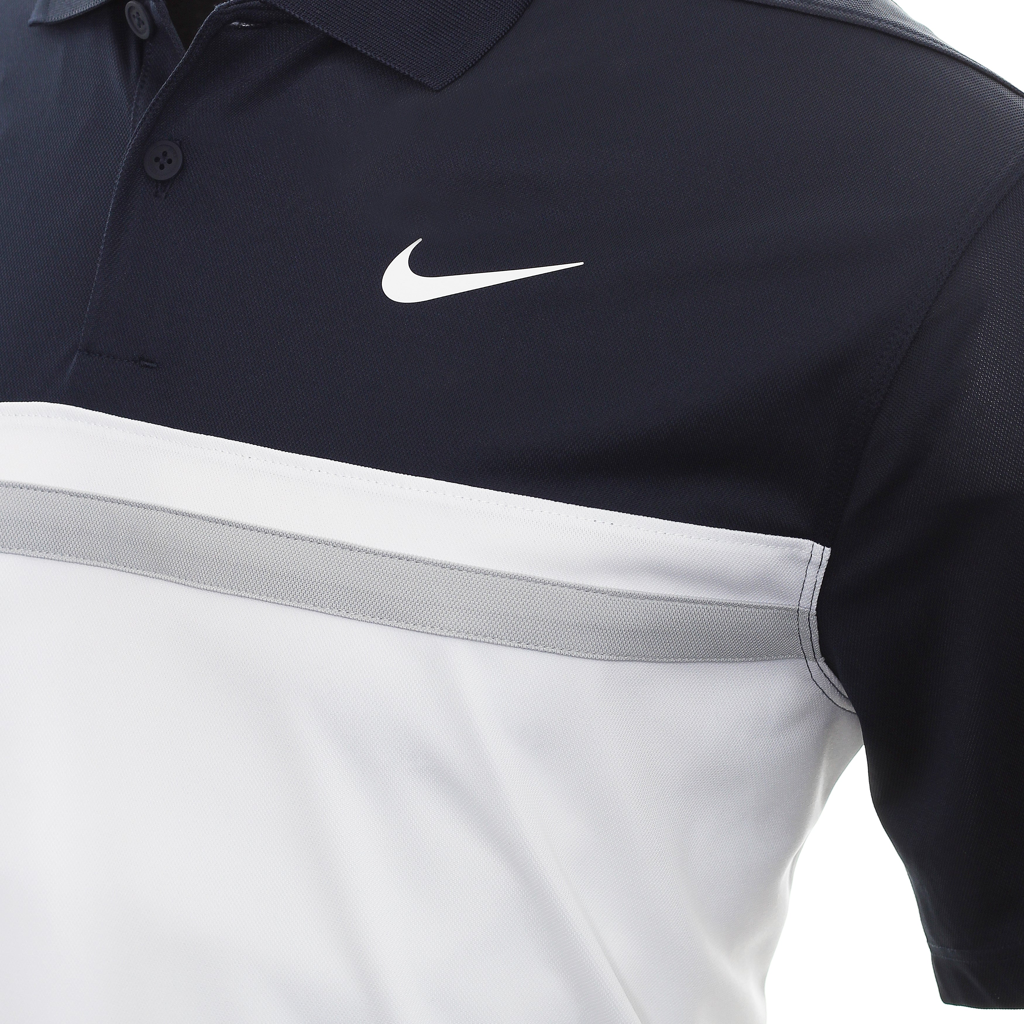 Nike Golf Dri-Fit Victory Colour Block Shirt DH0845 Obsidian 451 ...