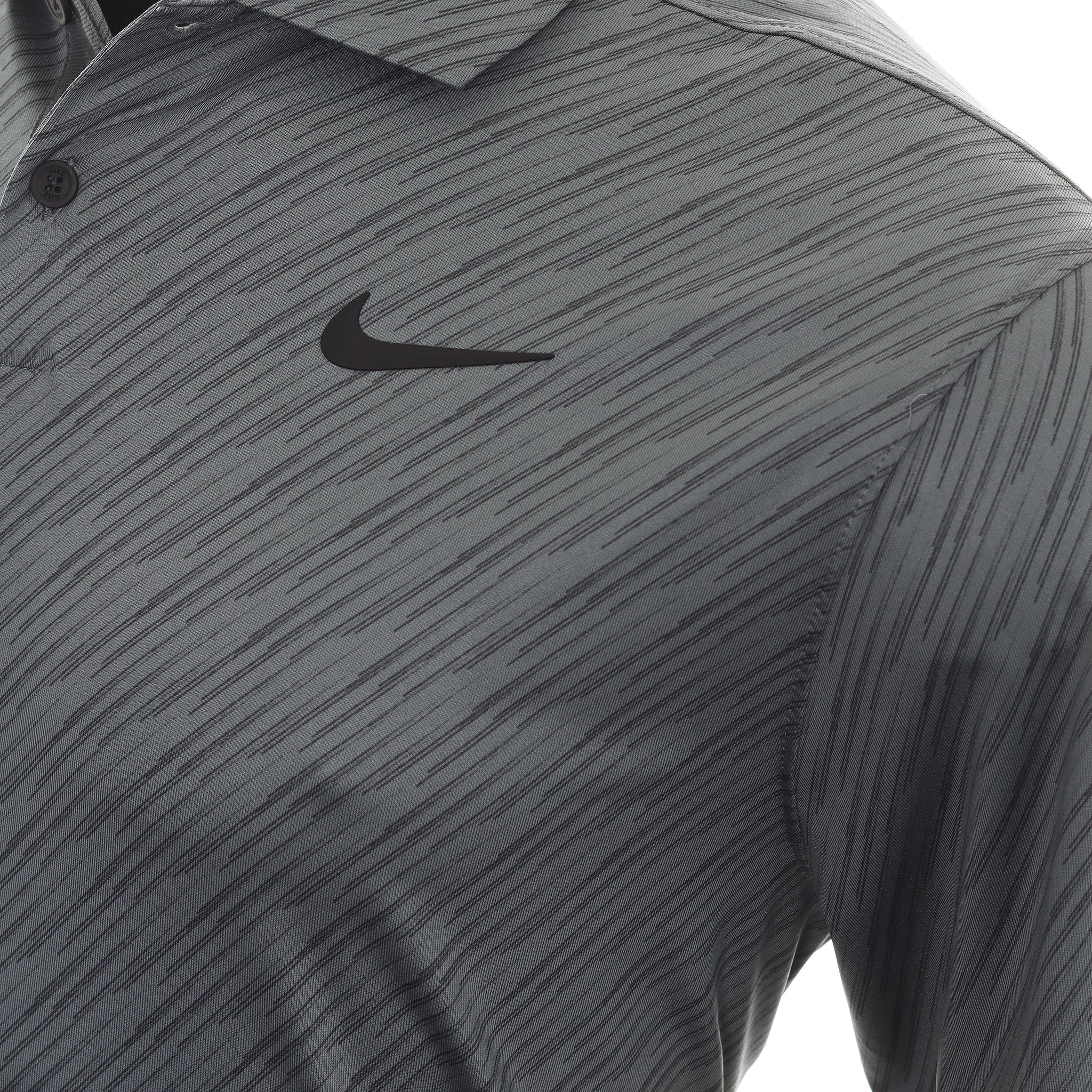 Nike Golf Dry Vapor Stripe Shirt DH0808 Dark Smoke Grey 070 | Function18