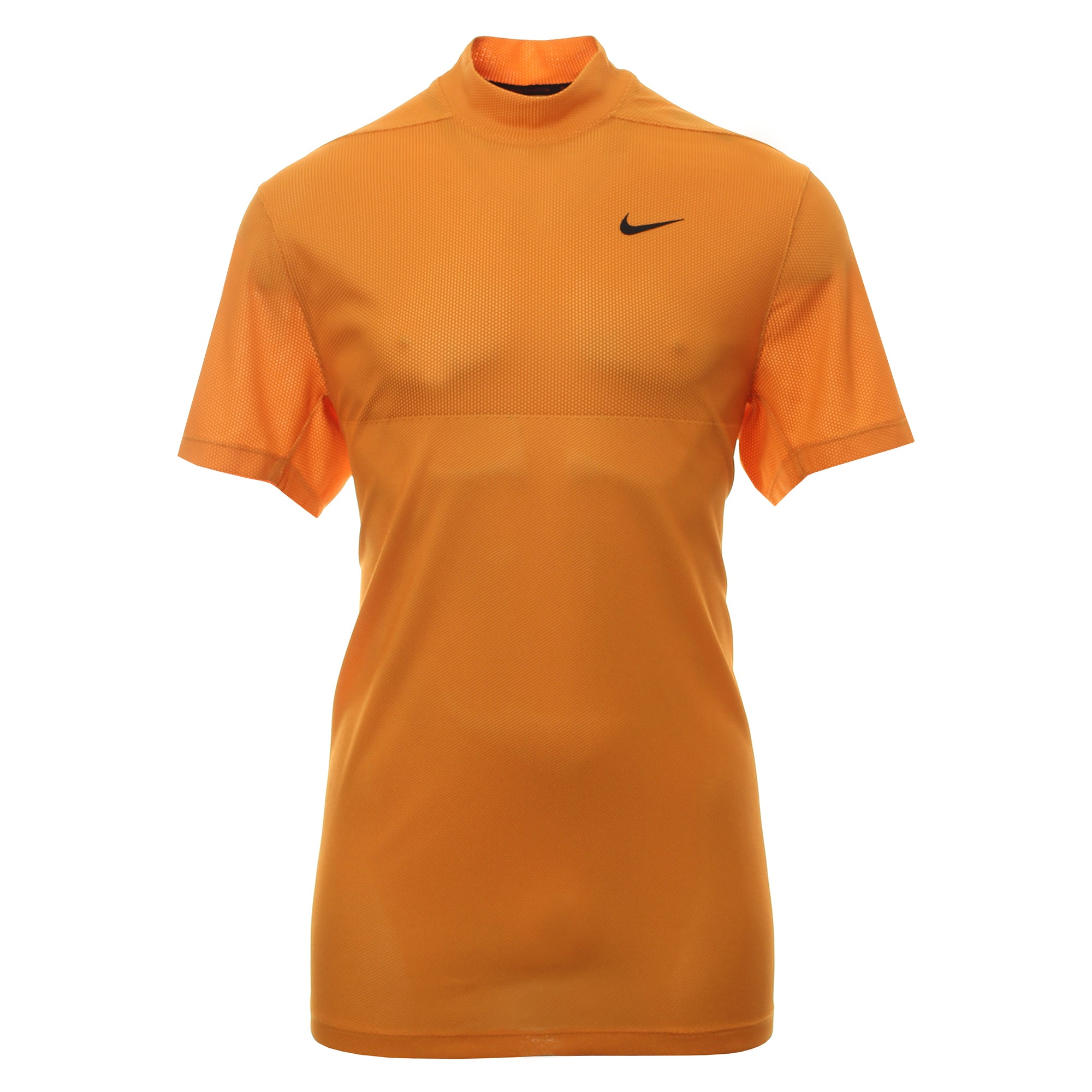 Nike Golf TW Dry Mock Shirt CU9526 Laser Orange 845 | Function18