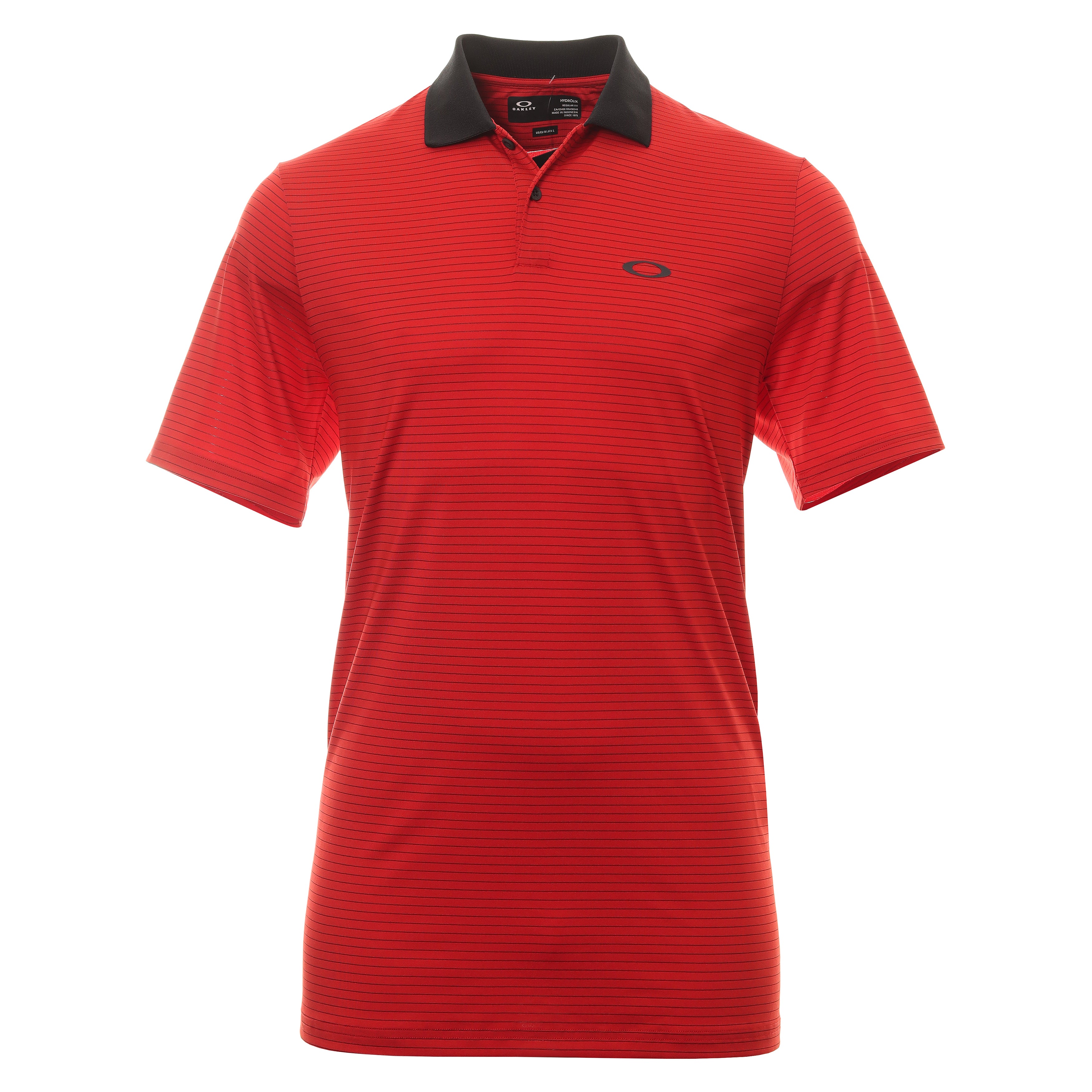 Oakley Golf Divisional Stripe Shirt 403087 Red Line 465 | Function18 |  Restrictedgs