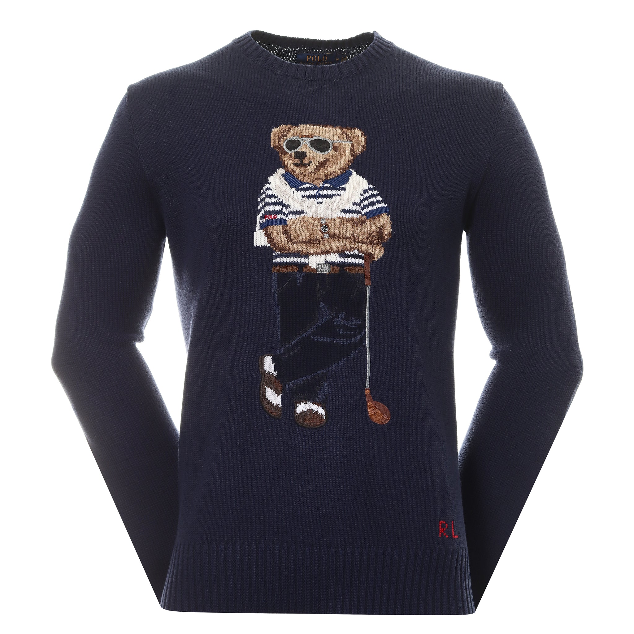 Polo Golf Ralph Lauren Bear Crew Sweater 710880284 French Navy 001 |  Function18 | Restrictedgs