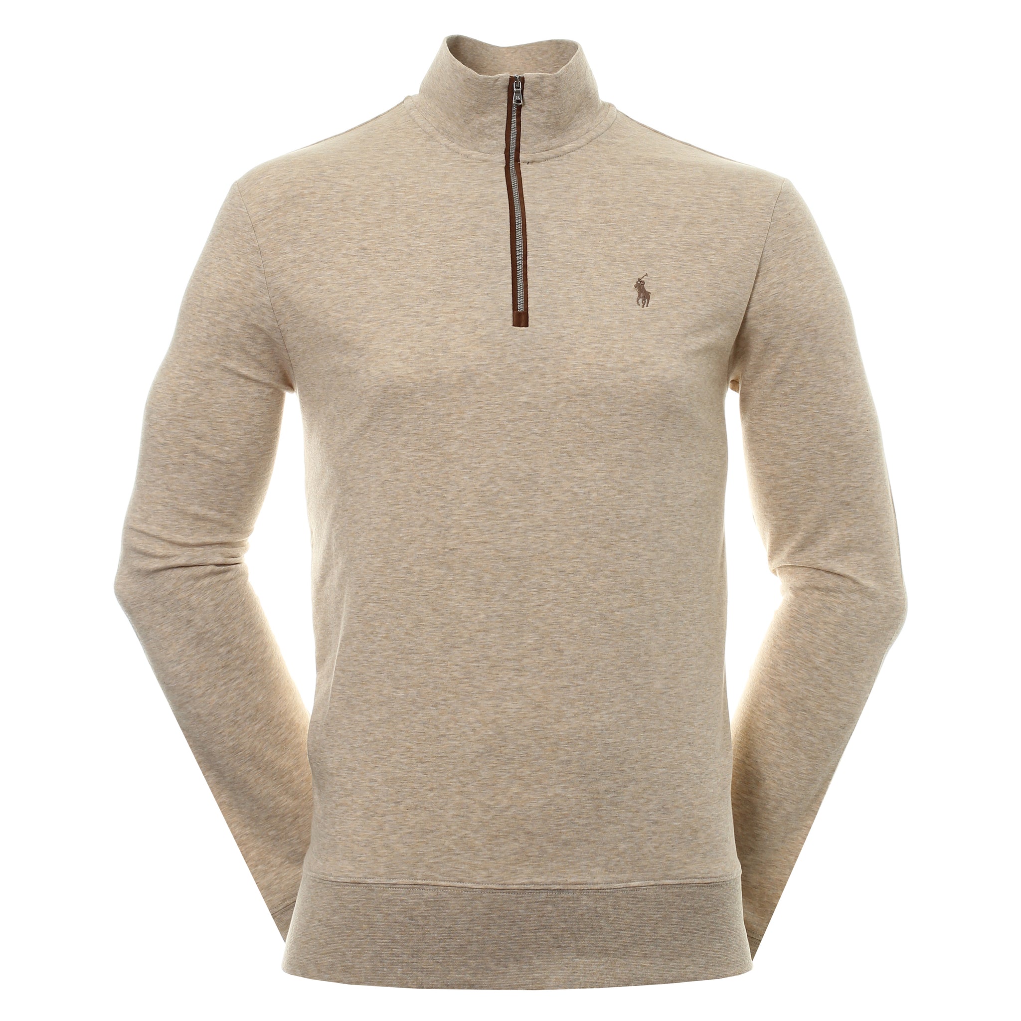 Polo Golf Ralph Lauren Half Zip Pullover 781834411 Tan 002 & Function18