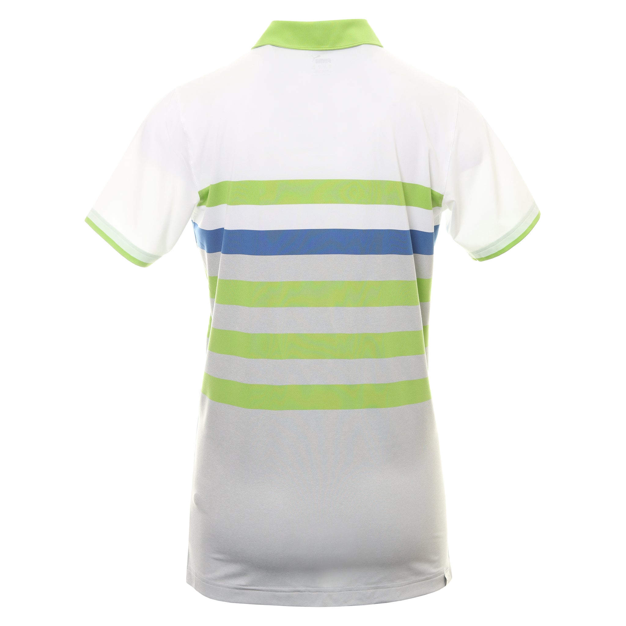 Puma Golf One Way Polo Shirt 599115 Bright White Greenery 22 | Function18