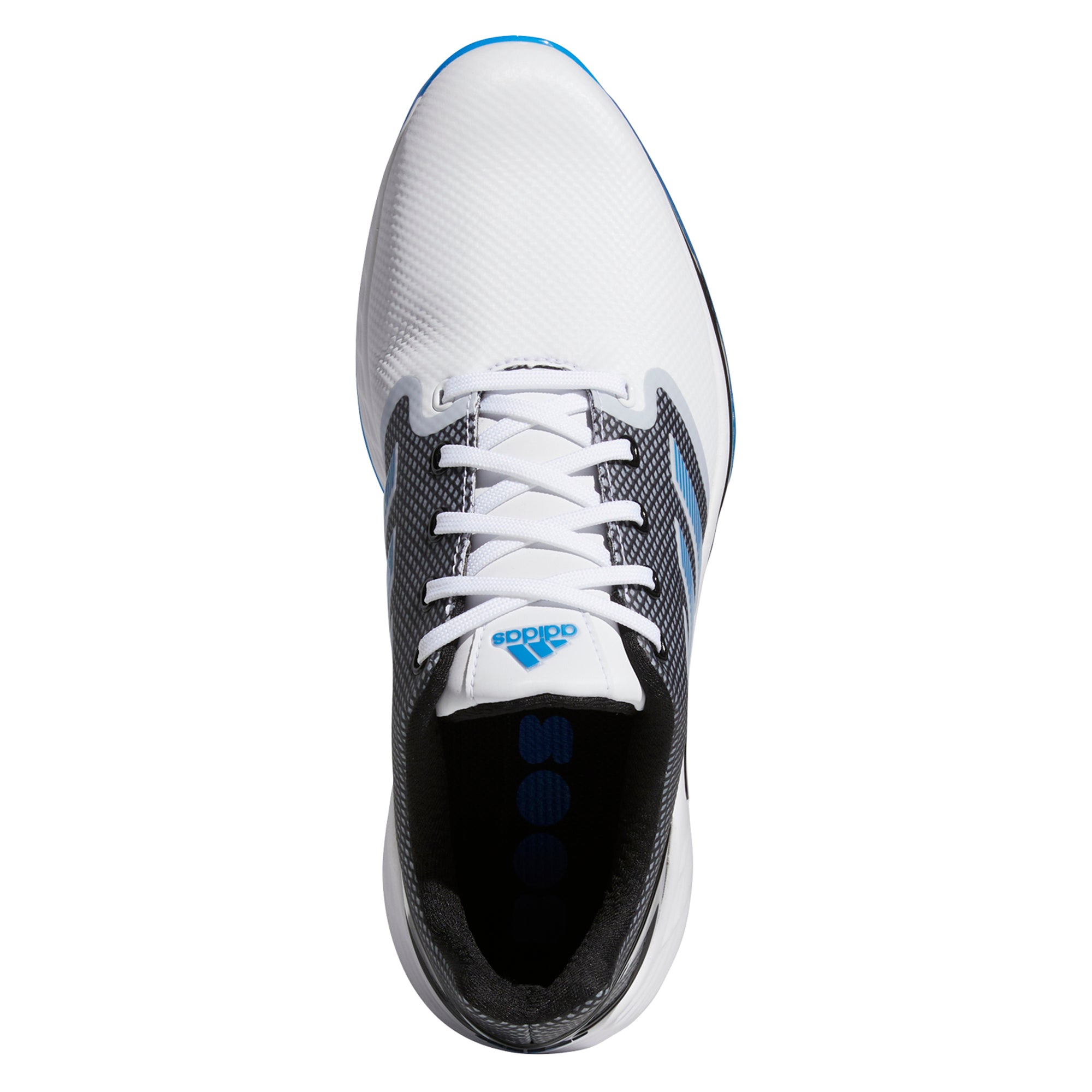 adidas ZG 21 Lace Golf Shoes GW0215 White Blue Rush Core Black | Function18