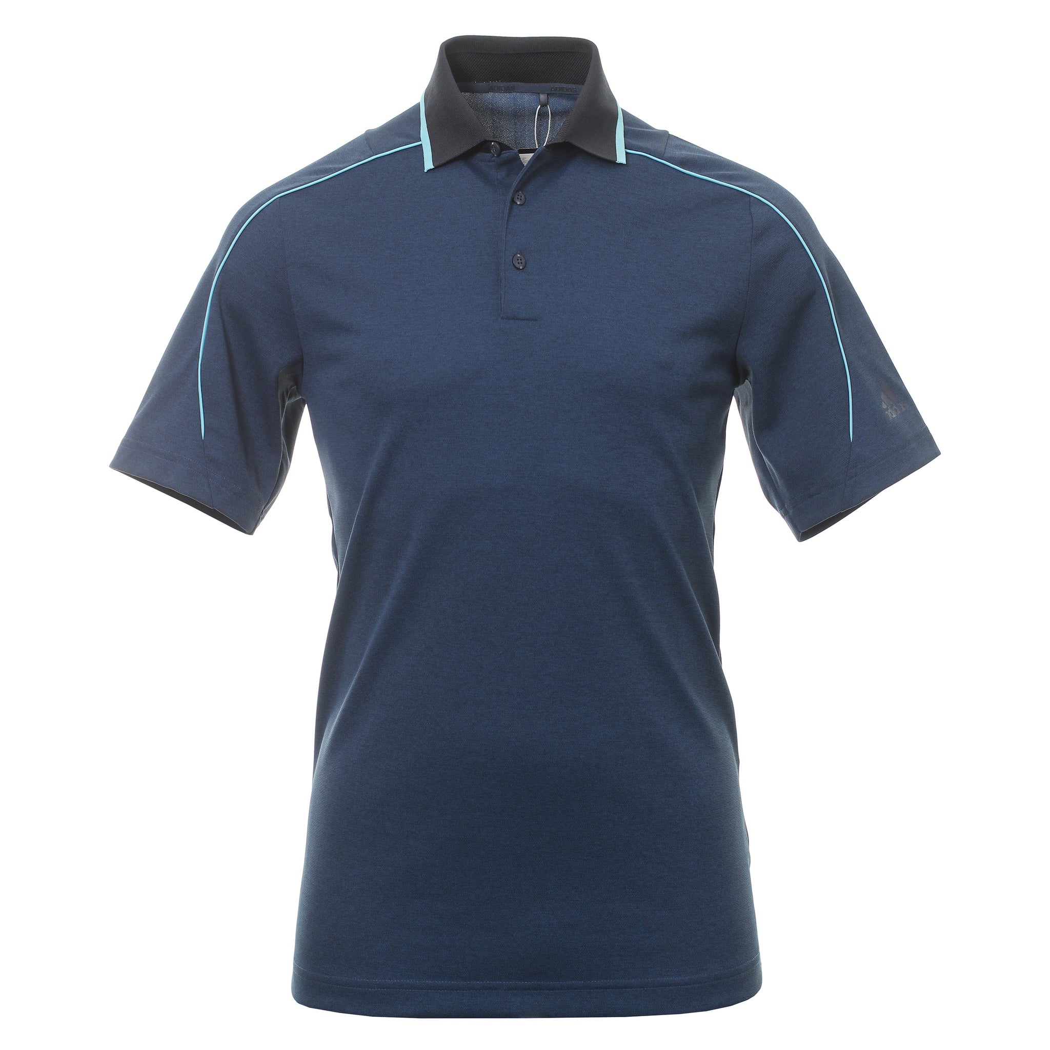 adidas no collar golf shirt