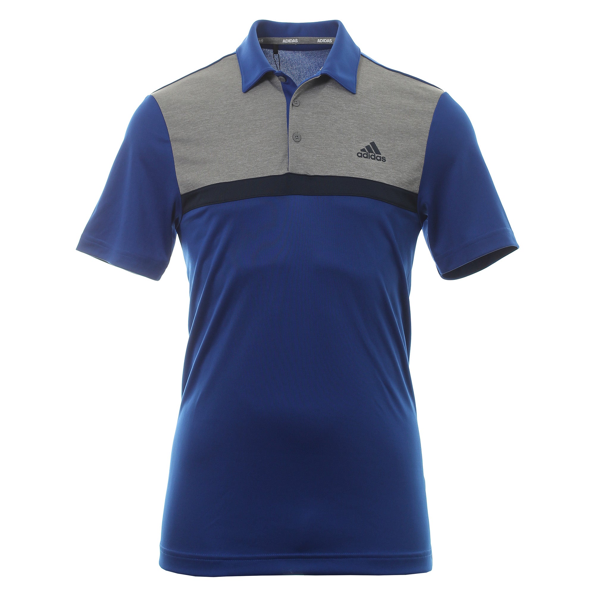 adidas Golf Colour Block Shirt GD0794 Blue & Function18