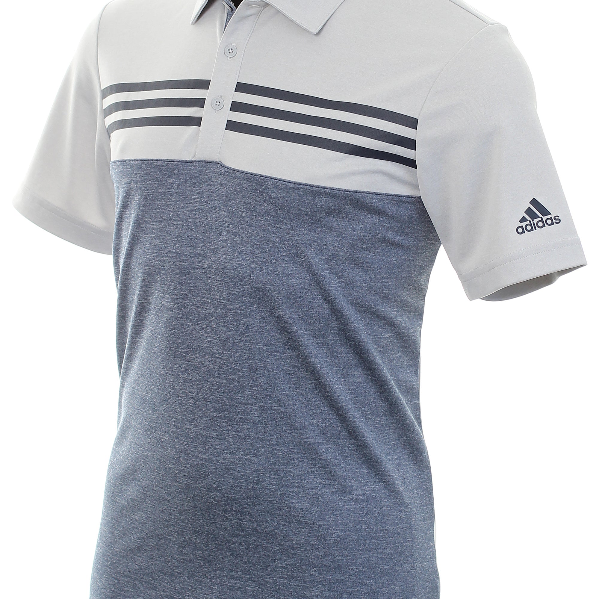 adidas Golf Heather Block Shirt DZ8520 Grey Two Heather | Function18