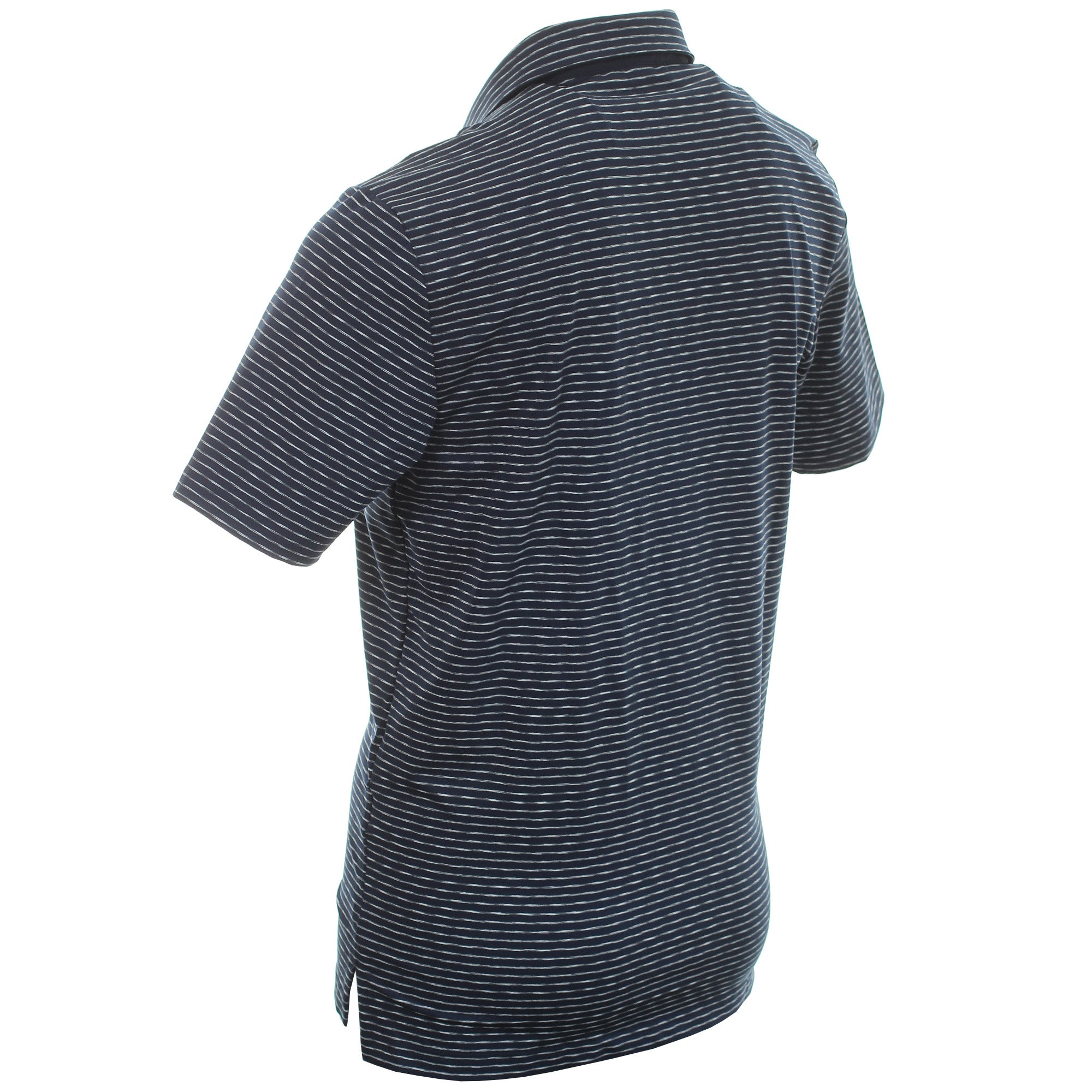 adidas Golf Ultimate365 Space Dye Stripe Shirt GH8322 Blue & Function18