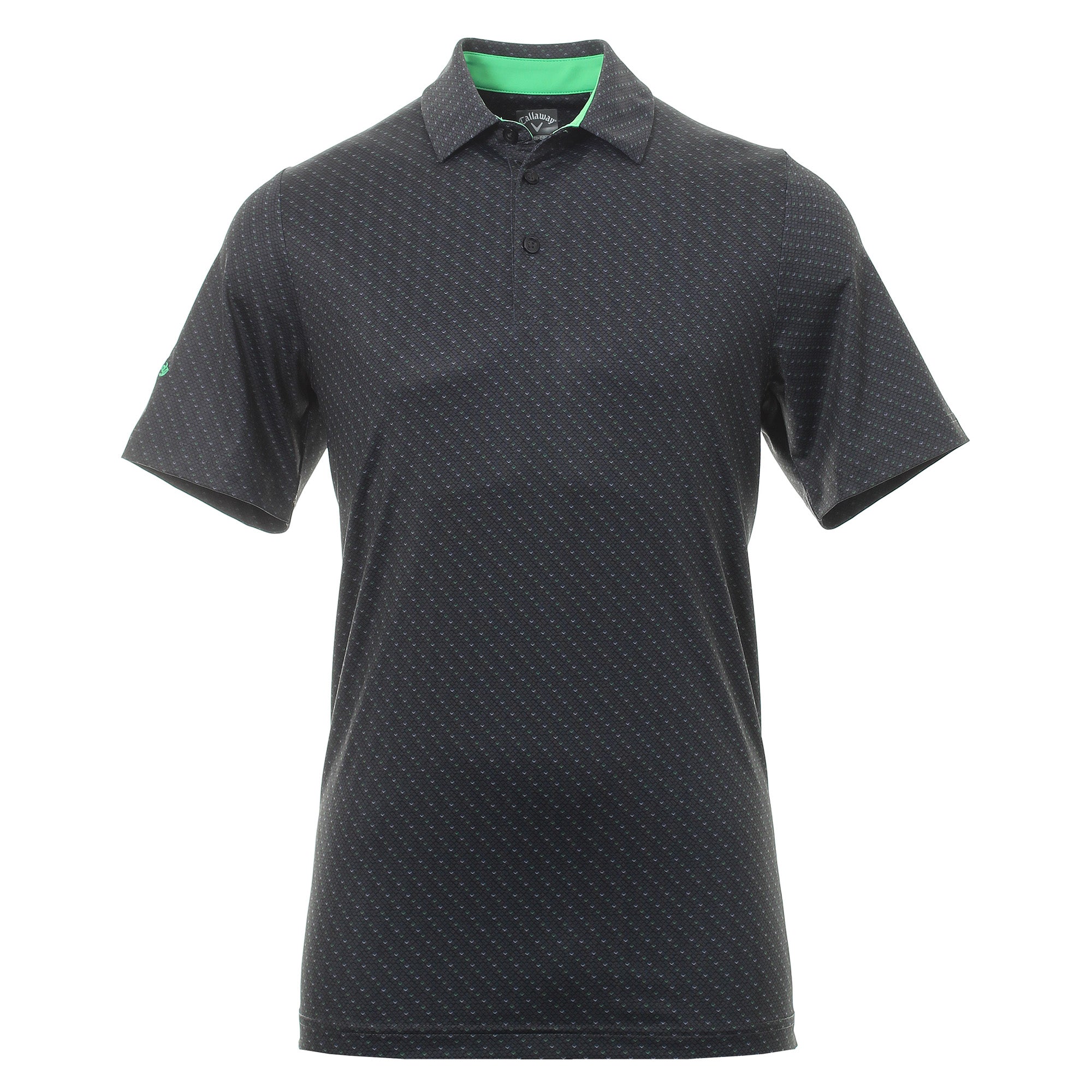 Callaway Golf Chev Print Shirt CGKSA0E5 Caviar 002 | Function18