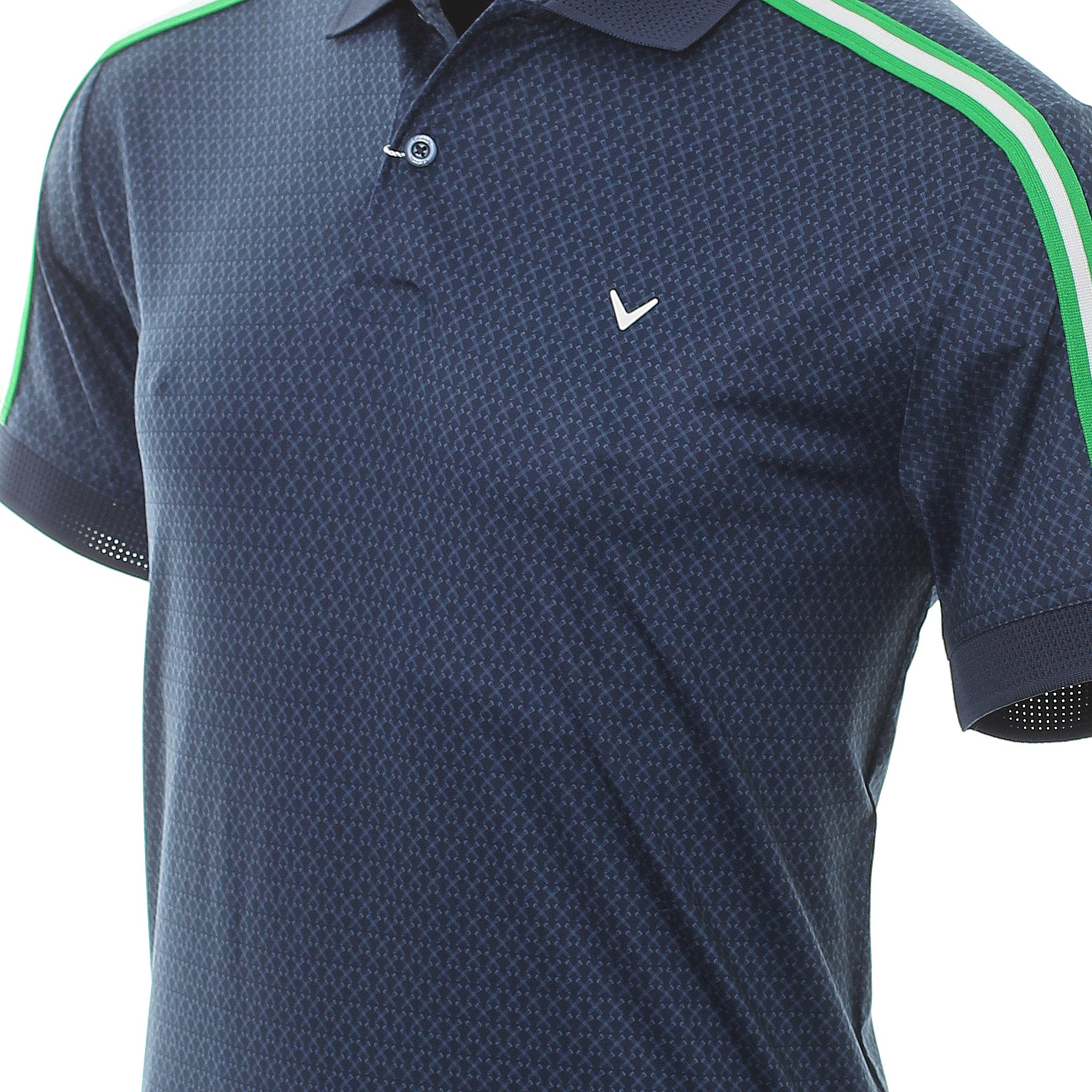 Callaway Golf X-Series Tee Print Shirt CGKSA033 Dress Blue 412 & Function18