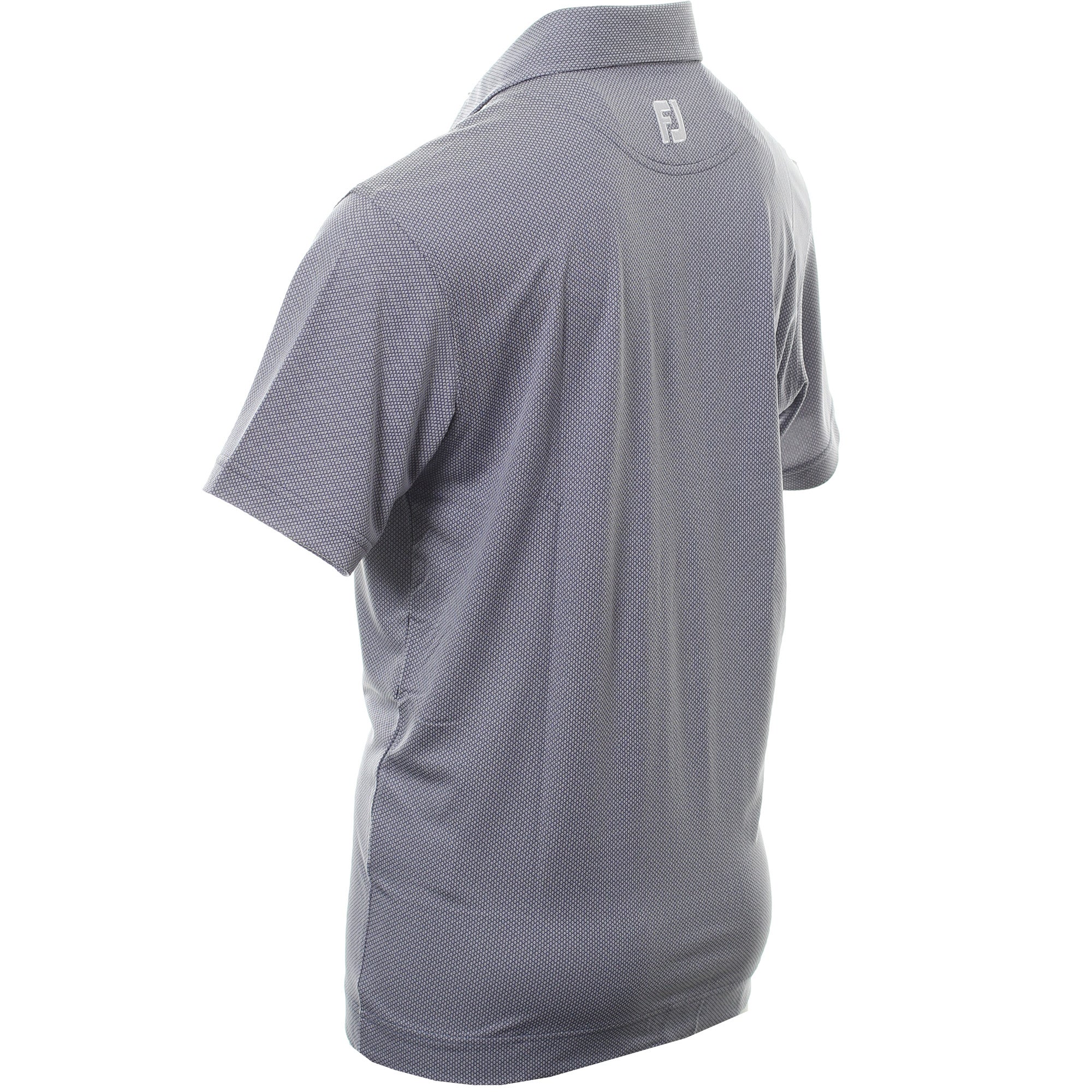 FootJoy Jacquard Four Dot Golf Shirt 90266 Slate White | Function18