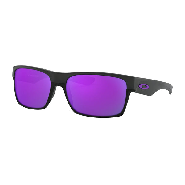 oakley two face matte black violet iridium