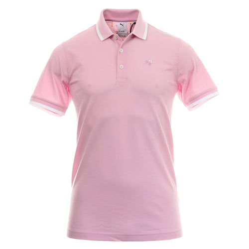 mens pink golf shirts