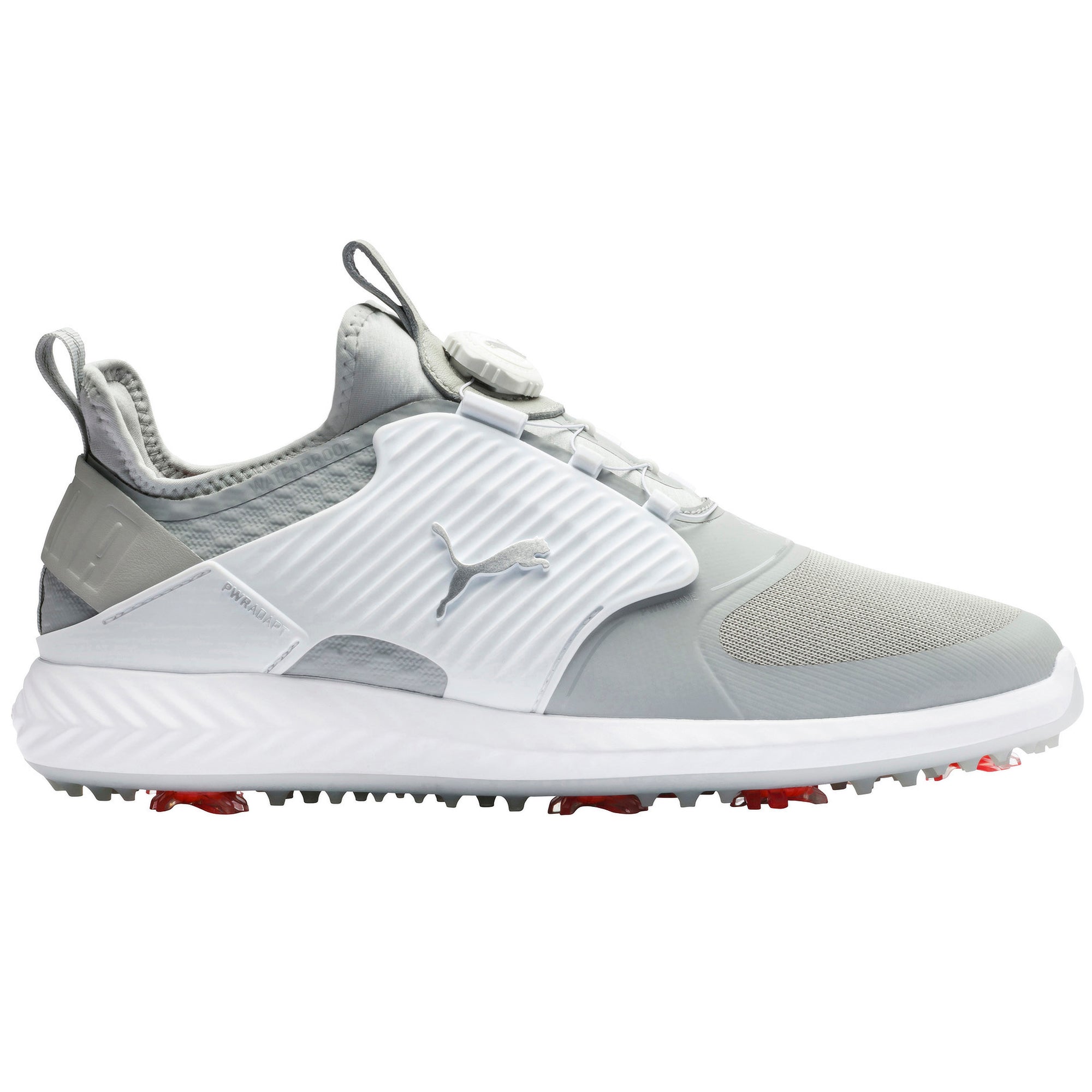 Puma Ignite PWRAdapt Caged Disc Golf Shoes 192236 Grey & Function18