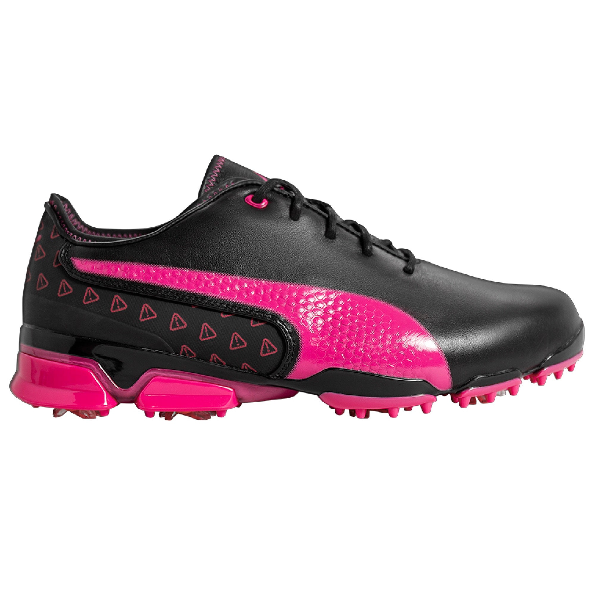 Puma Ignite ProAdapt PGA LE Golf Shoes 193017 Black Fuchsia Purple 01