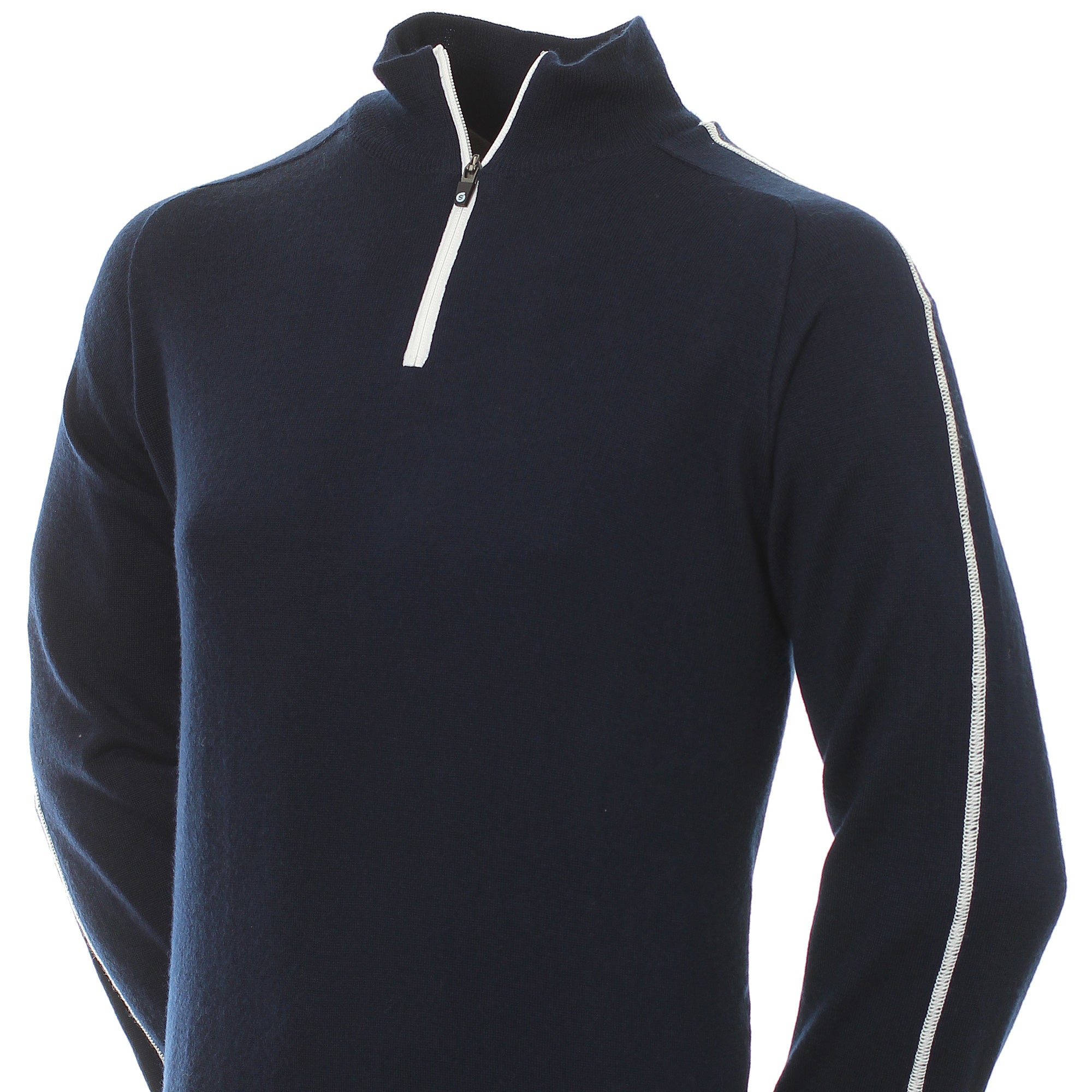 Sunderland Golf Hamsin Lined Sweater Navy White | Function18