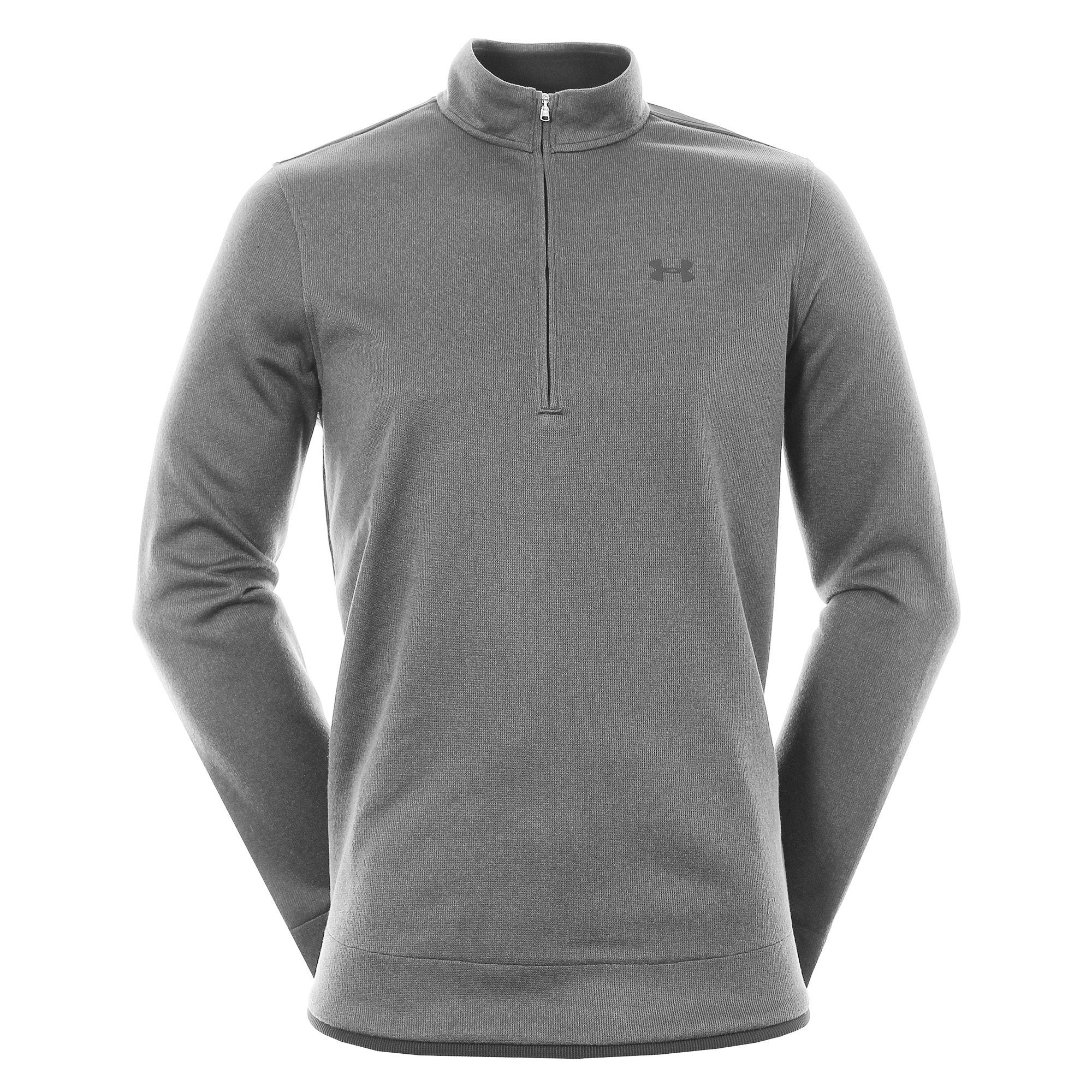 Under Armour Golf Sweater Fleece 1 2 Zip 1345464 Pitch Grey 012 ...