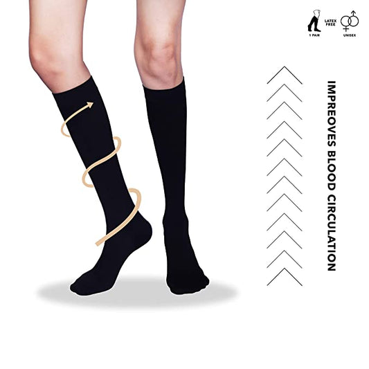 Tynor Compression Garment Leg Below Knee Closed Toe Support, I81BAH, Size:  Medium (Normal)