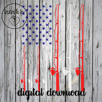 Download Fishing Pole Flag Svg File Created To Sew