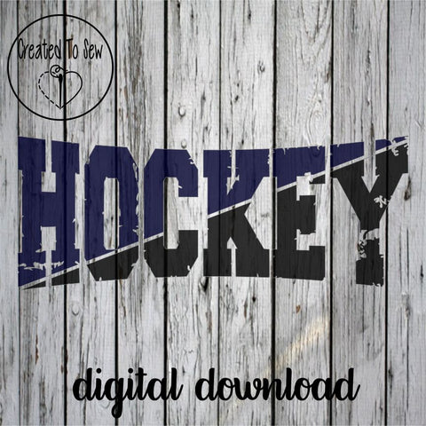 Download Hockey Grandma With Puck And Stick Svg File Created To Sew