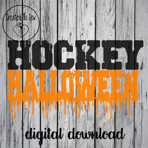 Hockey Halloween SVG File – Created To Sew