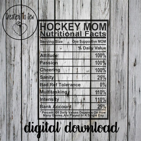 Download DIGITAL SVG FILES - Tagged "Hockey SVG" - Created To Sew