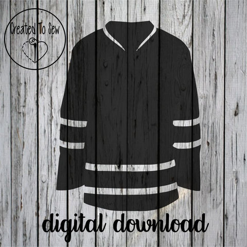 Download Hockey Jersey SVG Files - Created To Sew