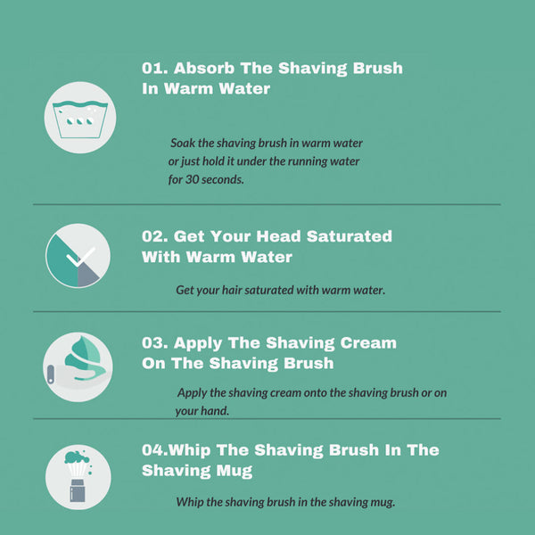 5 Simple steps to apply shaving cream 