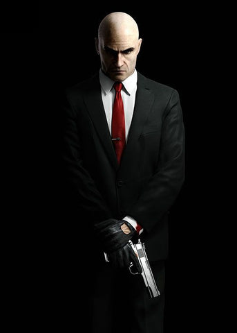 disfraz de calvo fácil para halloween - Hitman