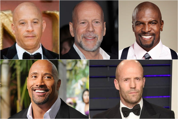 Bruce Willis, Dwayne Johnson, Jason Statham, Terry Crews and Vin Diesel