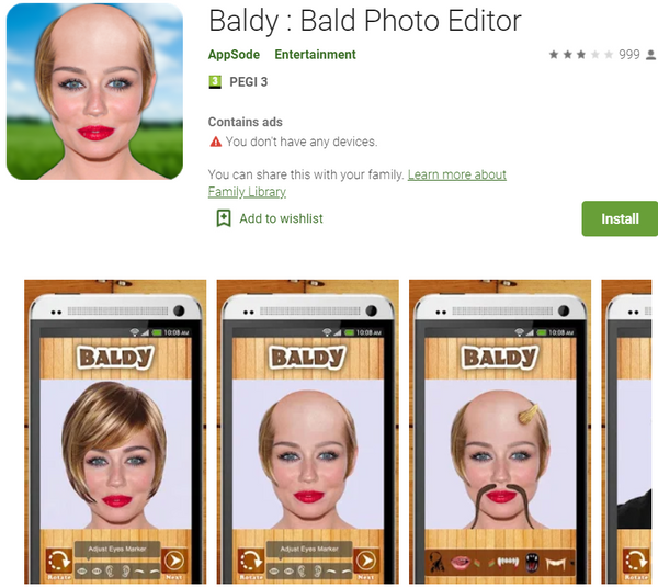 Baldy app review