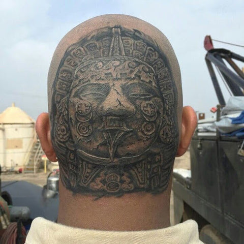 Tatuaggi aztechi della testa