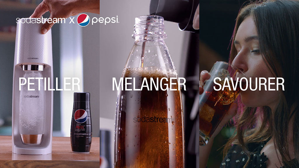 N O U V E A U: Sodastream x Pepsi  N O U V E A U !!!! Fabrique ton Pepsi à  la maison avec Sodastream ! Retrouve le vrai goût