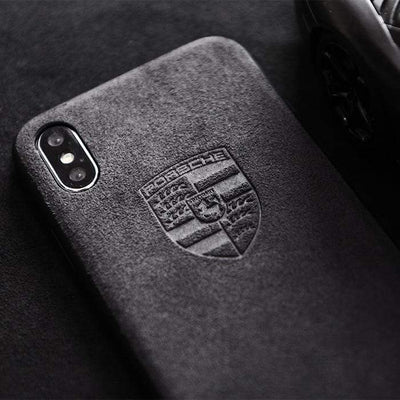 Porsche Alcantara Protective Designer iPhone Case For All iPhone Models, Techypop.com