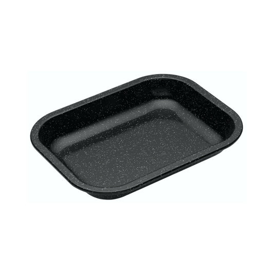 KitchenCraft MasterClass Professional Large Baking Tray, Vitreous Enamel,  39 x 27 cm