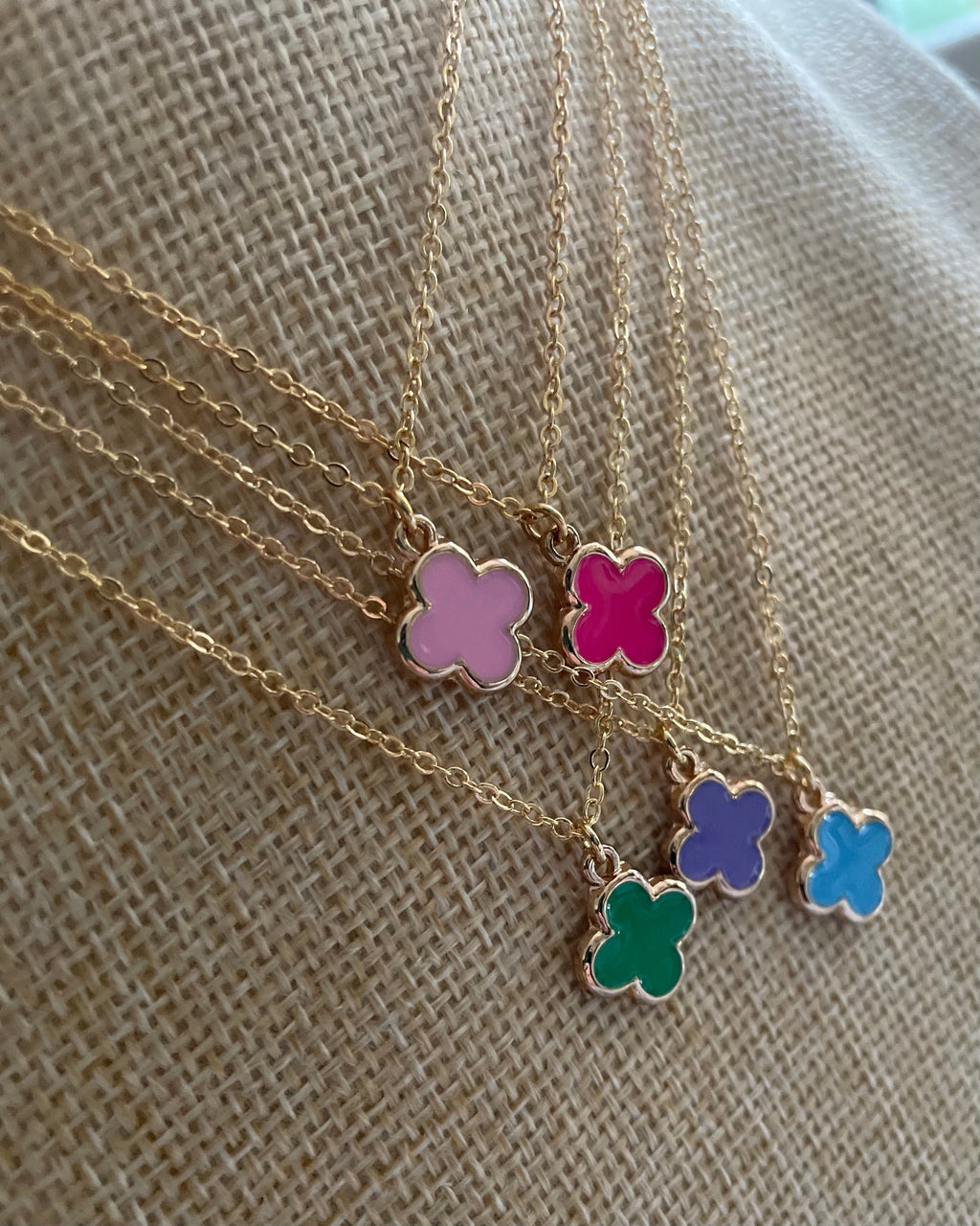 Double Clover Necklace – AMJewelleryy