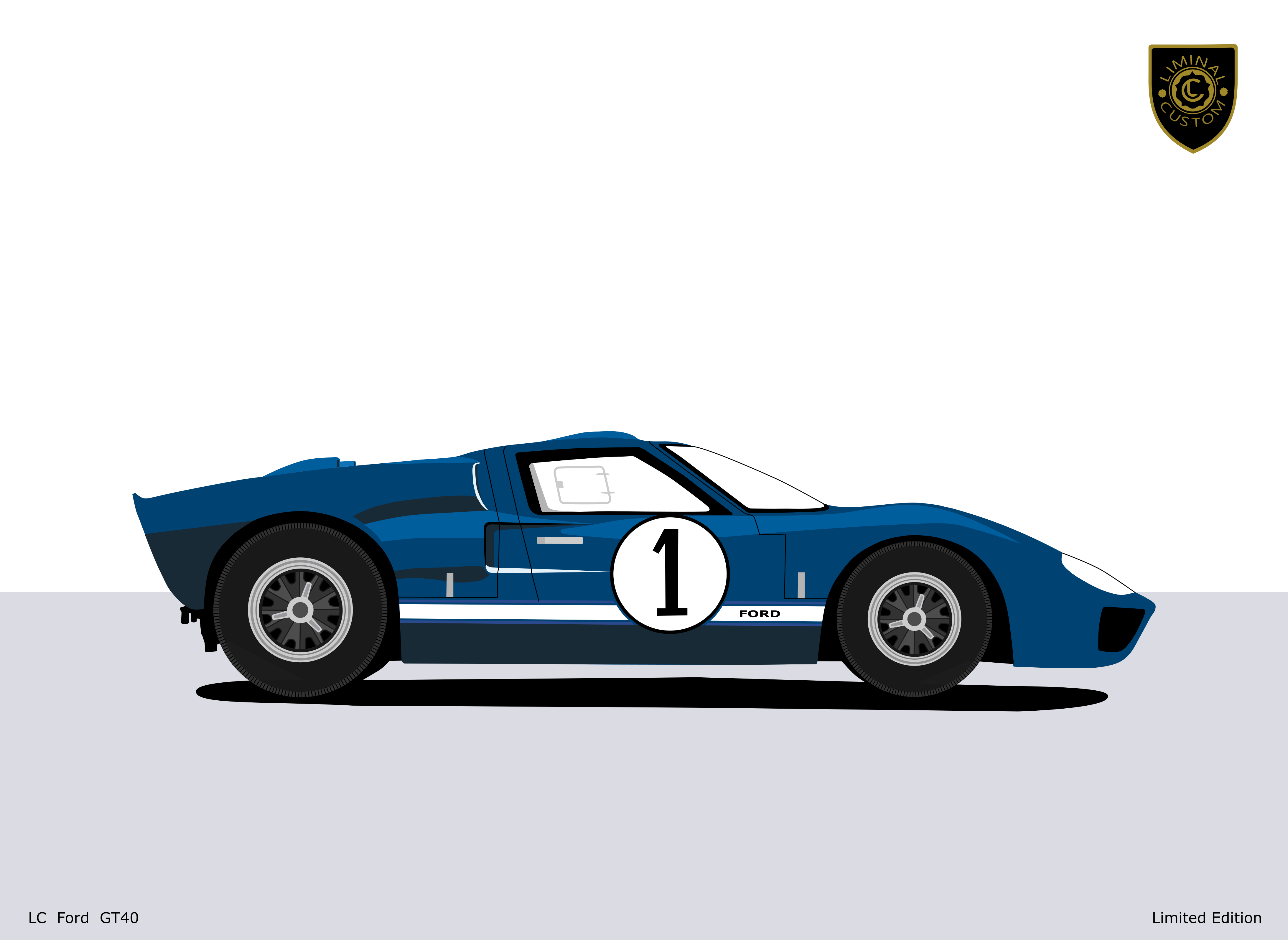 特別プライス 原画 フォードGT40 インパネ - 絵画/タペストリー