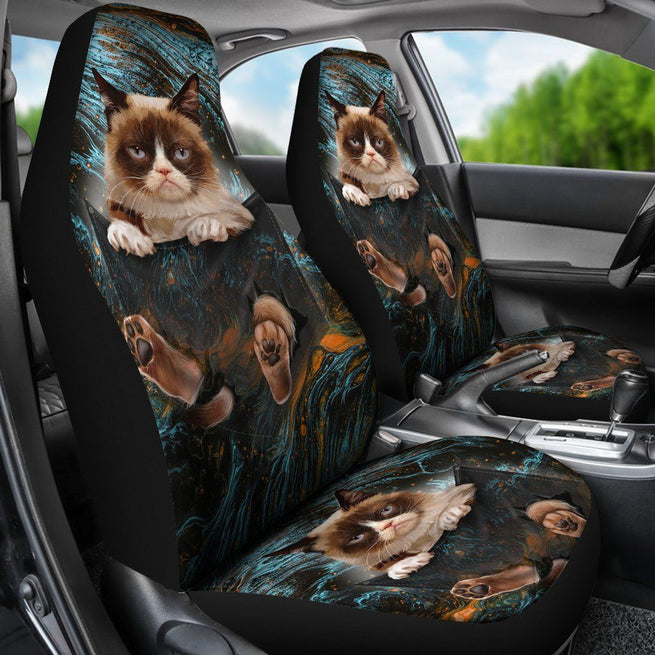 car seat covers with cats on them