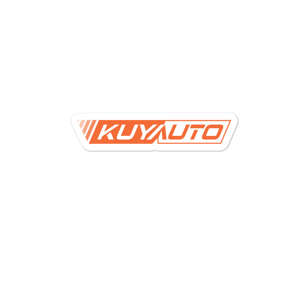 Walging louter Verbetering Kuya Auto Logo v2 - Orange - Bubble-free stickers – Kuya Automotive